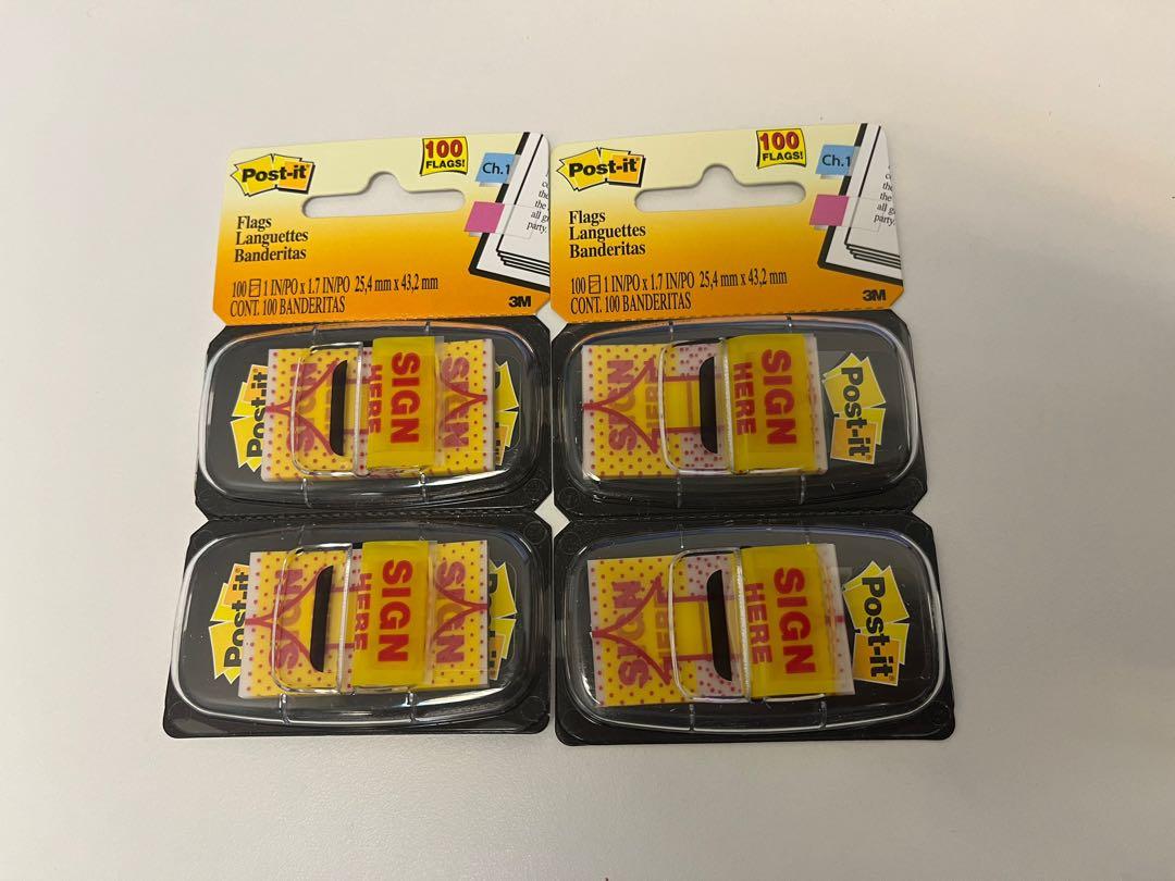 3M Postit flags languettes banderitas, 興趣及遊戲, 手作＆自家設計, 文具 Carousell