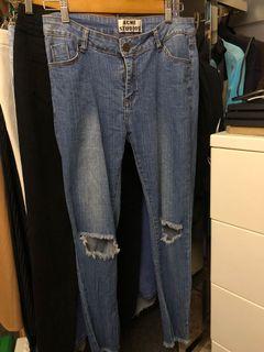 BIRTHDAY SALE! 8HRS LEFT!Acne Studios Tattered Jeans Pants M-L