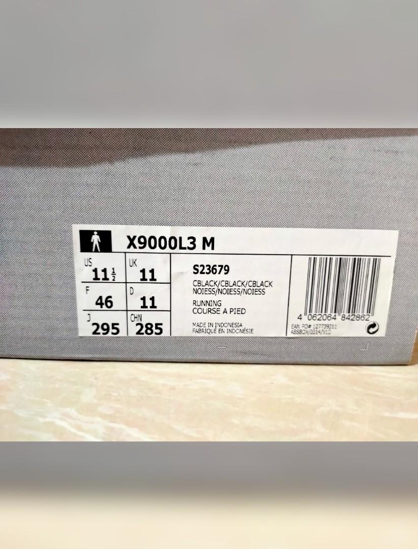 ADIDAS / X9000L3 BLACK ORI