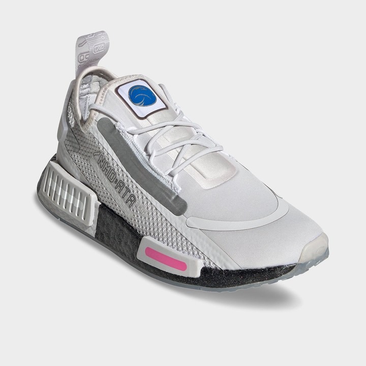 Big kids' adidas nmd runner casual shoes white clearance