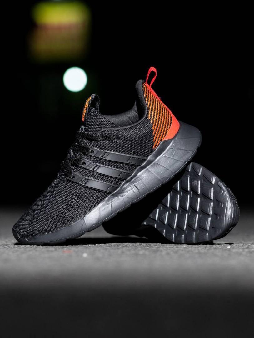Adidas questar flow black outlet orange