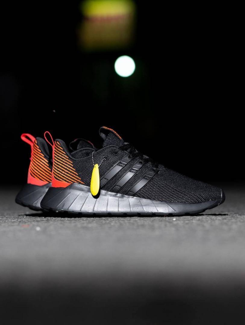 Adidas questar flow black orange sale