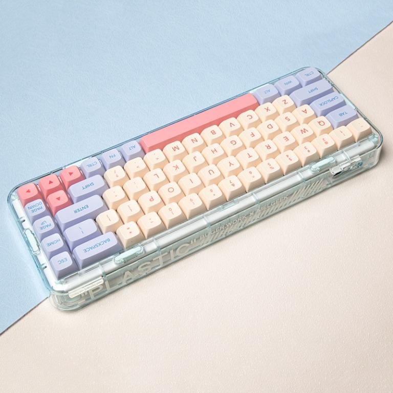 Cute Aesthetic Marshmallow PBT XDA gaming Keycaps, Computers & Tech ...