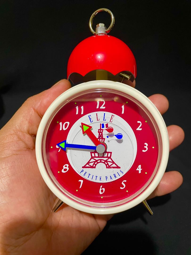 alarm clock, made in Japan, Furniture & Home Living, Home Decor, Clocks