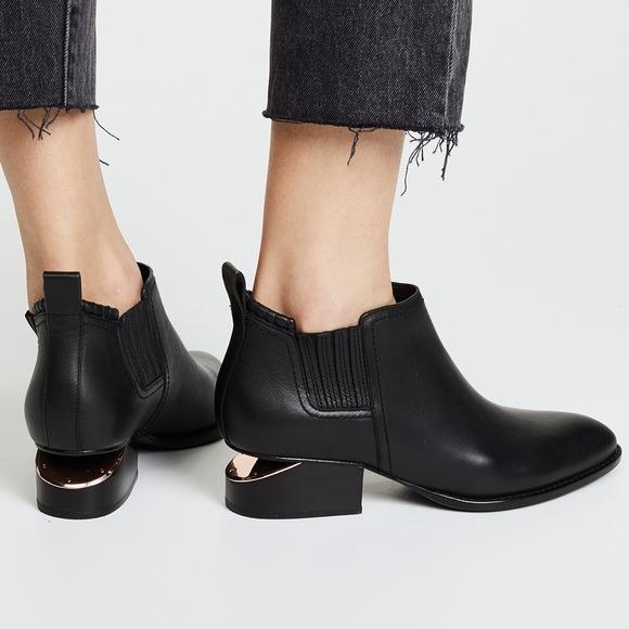 Alexander wang rose gold boots 2025