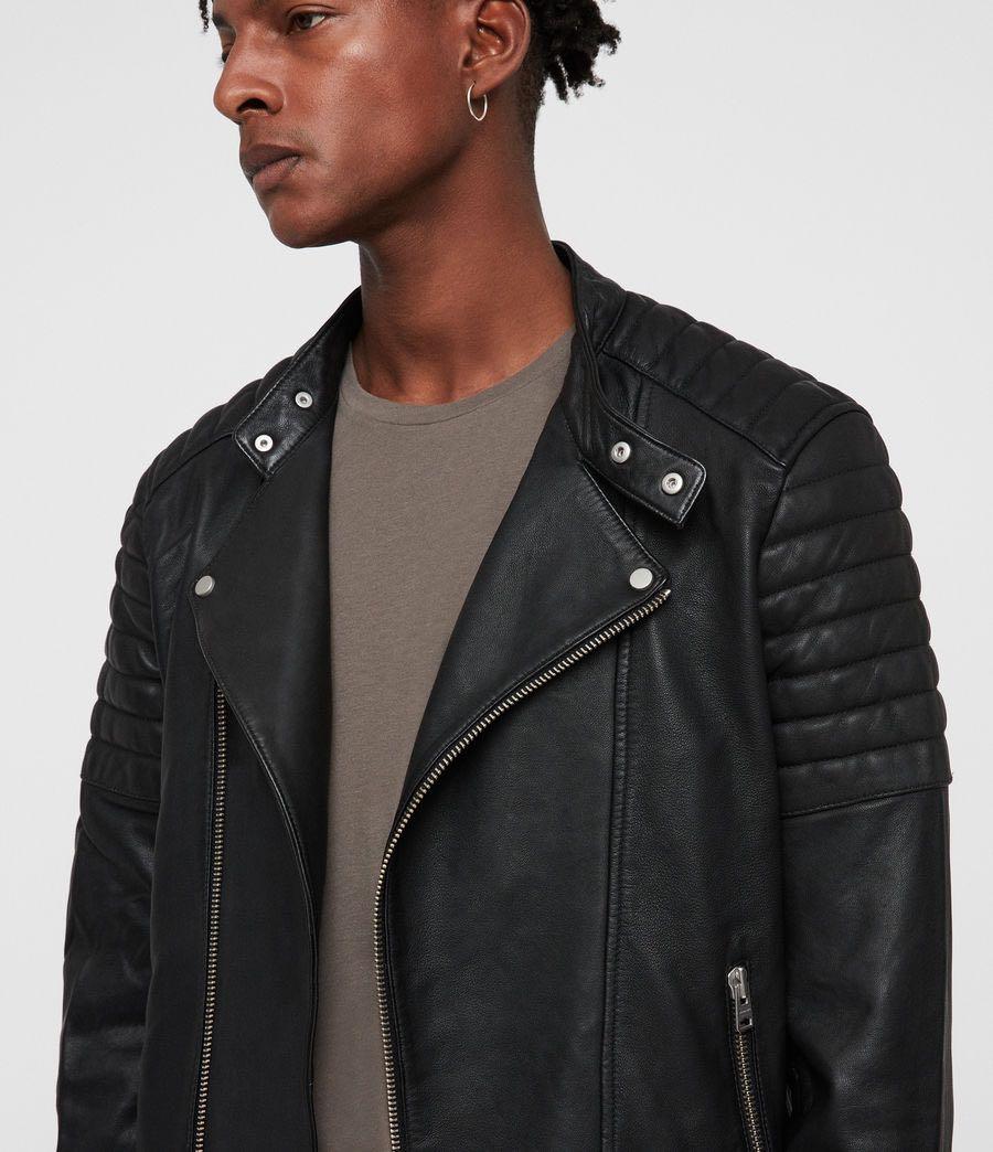 Allsaints jasper leather biker jacket deals