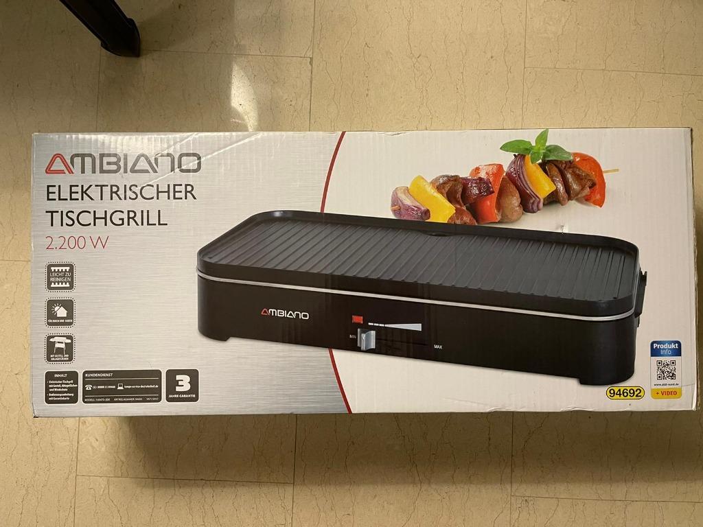Ambiano Electric Grill, TV & Home Appliances, Kitchen Appliances, BBQ