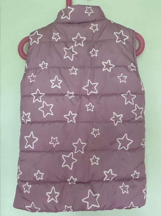 ANKO Authentic Girls Sleeveless Fleece Lined Padded Purple