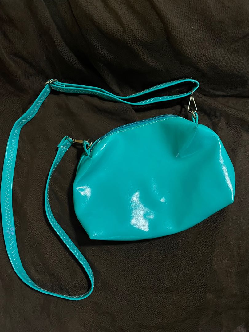 Aqua Green Shoulder Bag, Women's Fashion, Bags & Wallets, Shoulder Bags