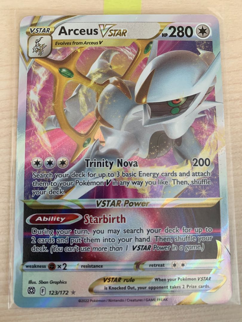 Arceus vstar mint condition, Hobbies & Toys, Memorabilia & Collectibles