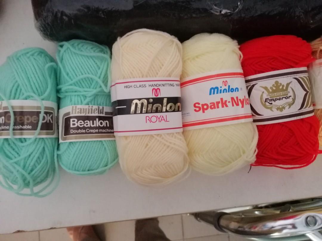 Design From Minlon Thread Assorted Colour Minlon Yarn, Hobbies & Toys, Stationery & Craft, Craft ...