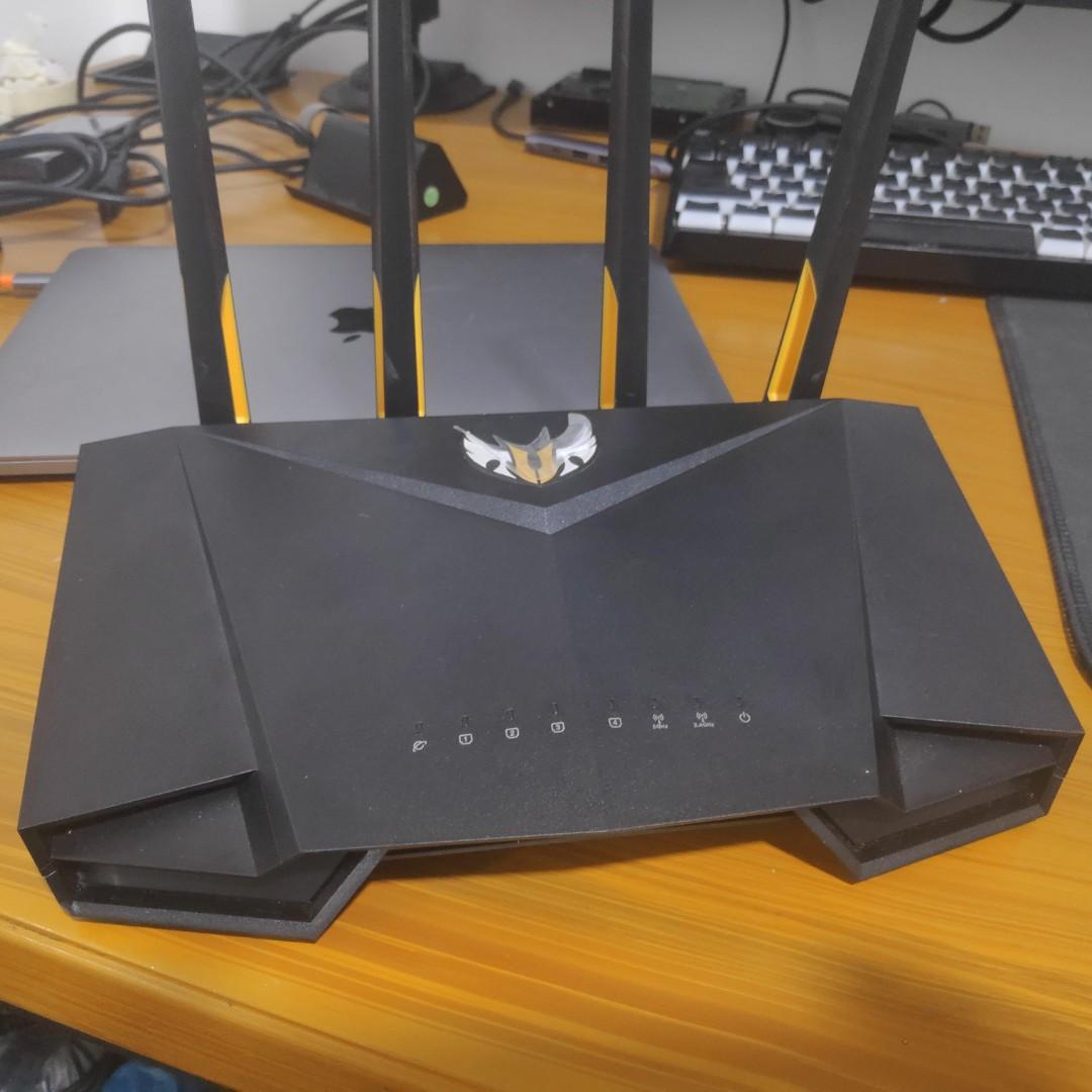 Asus TUF AX-3000 Dual Band 6Gz Router, Computers & Tech, Parts ...