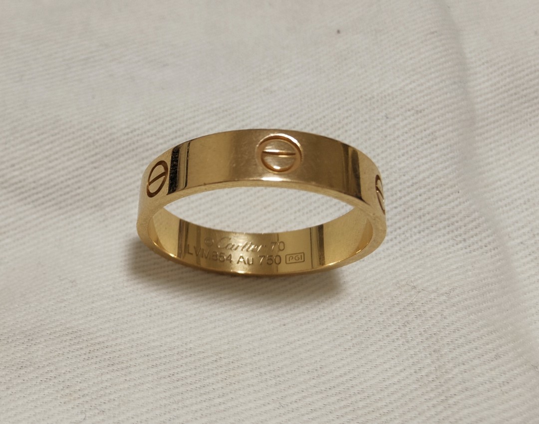 Authentic Cartier Love Ring Rose Gold