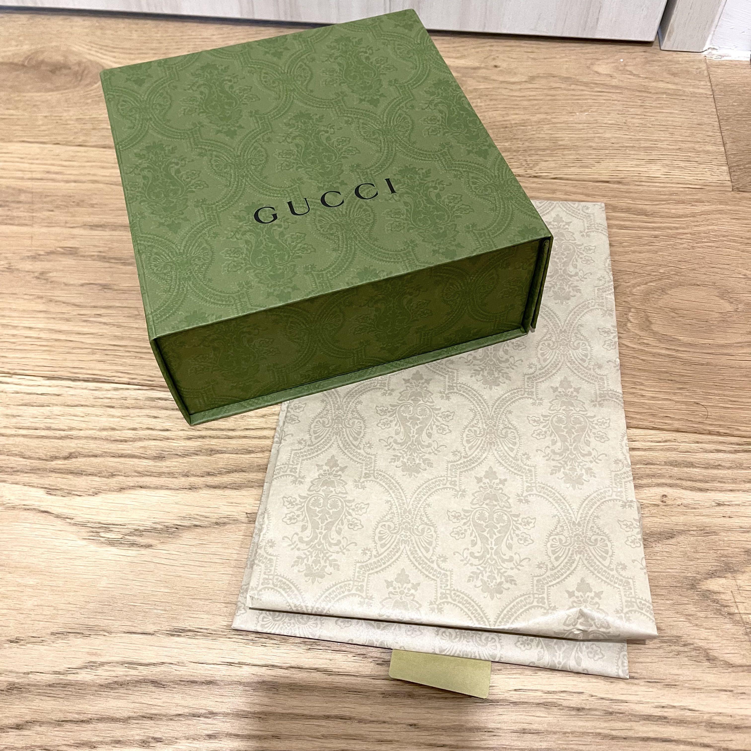 Gucci, Storage & Organization, Gucci3collectable Luxury Gift Boxes With Gucci  Tissue Ribbon Authentic