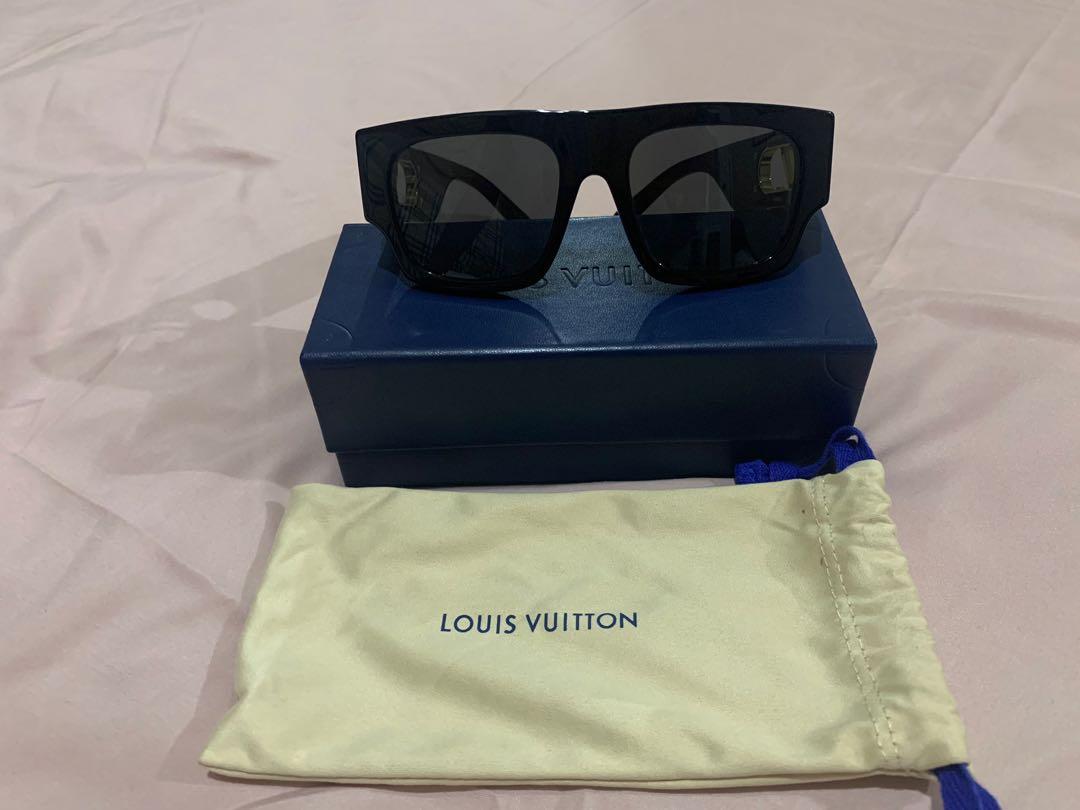 Louis Vuitton black LV Link Square Sunglasses