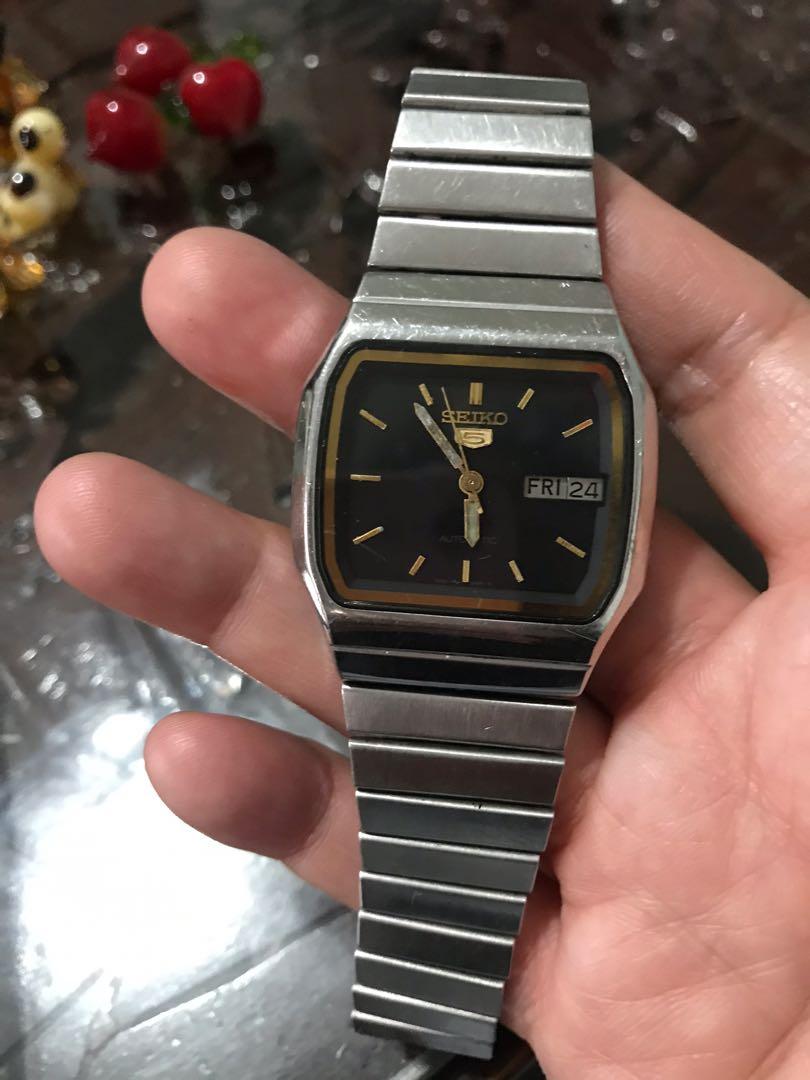 Authentic Seiko 5 Automatic Vintage Watch Unisex Men s Fashion
