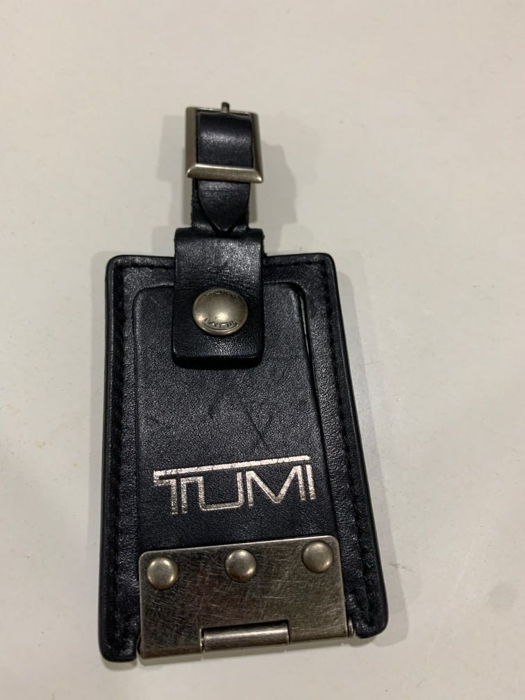 Authentic Tumi luggage tag, Men's Fashion, Bags, Belt bags, Clutches