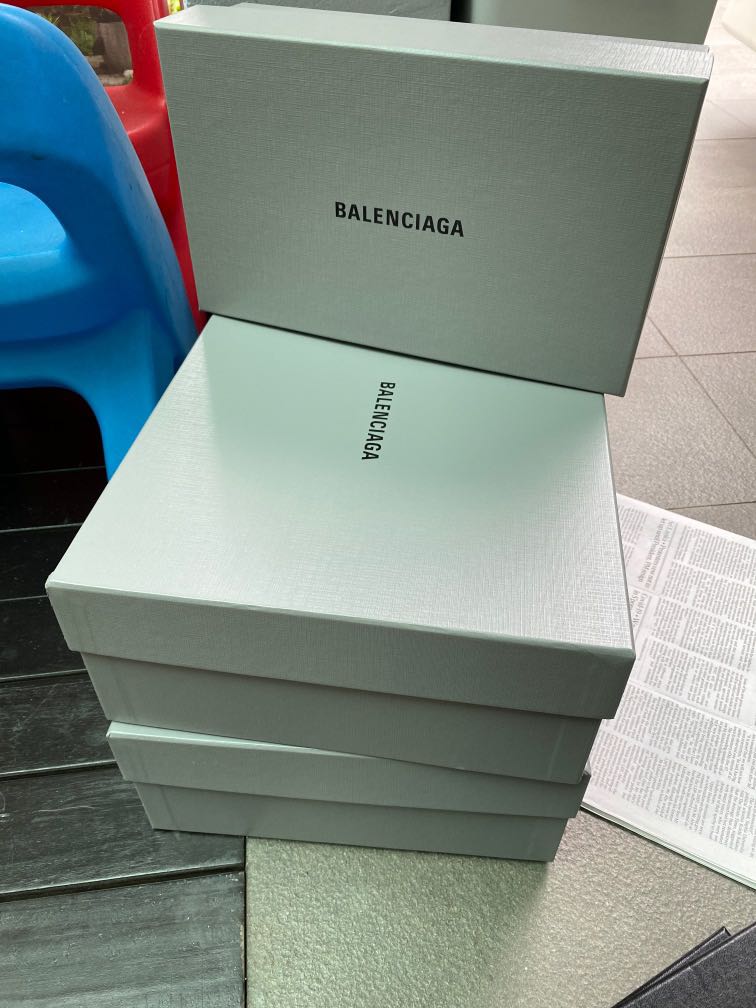 Balenciaga shoebox store