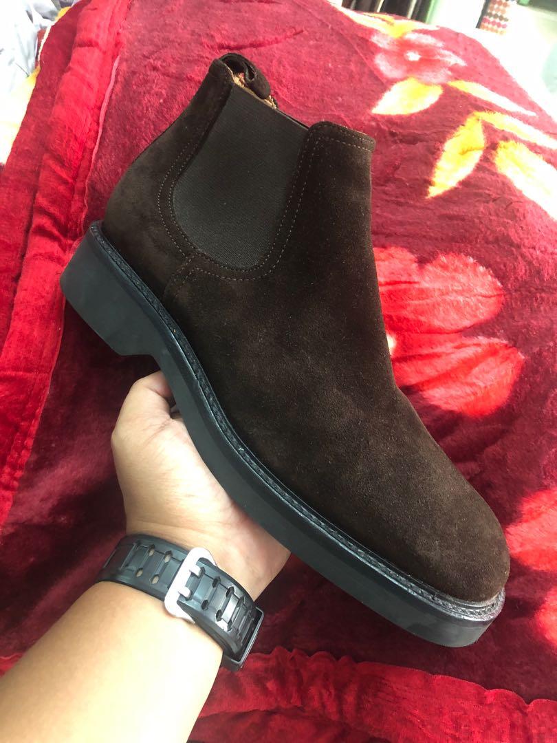 Chelsea Suede Leather Boots(8.5 