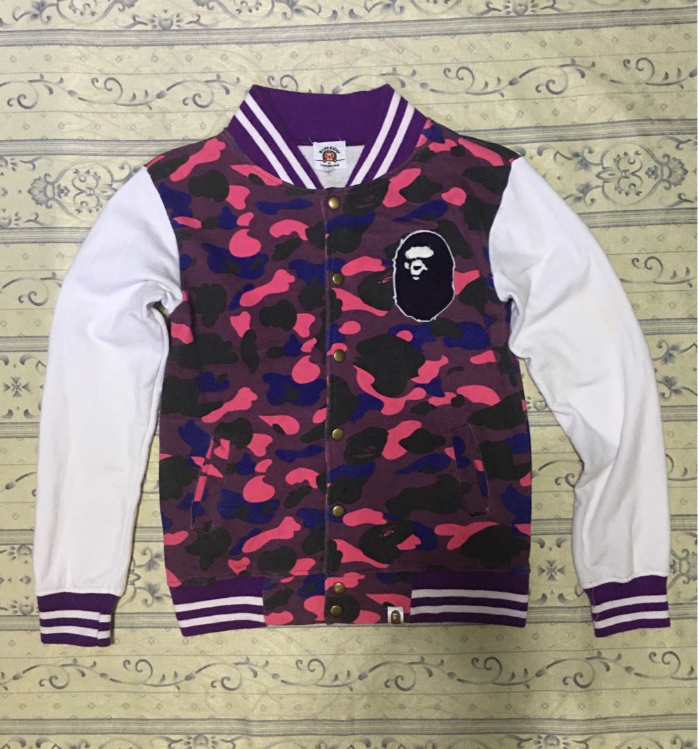 Purple discount bape jacket