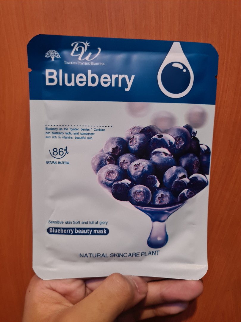 Beauty Face Mask KOREAN Natural Blueberry (wholesale available