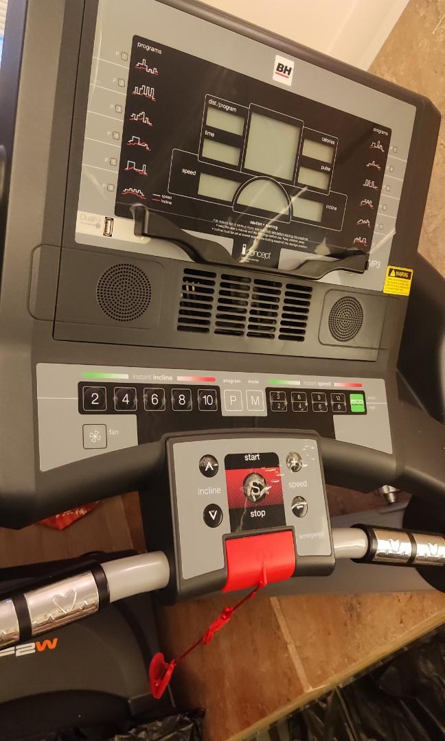 BH F2W Treadmill 跑步機, 運動產品, 運動與健身, 運動與健身- 有氧