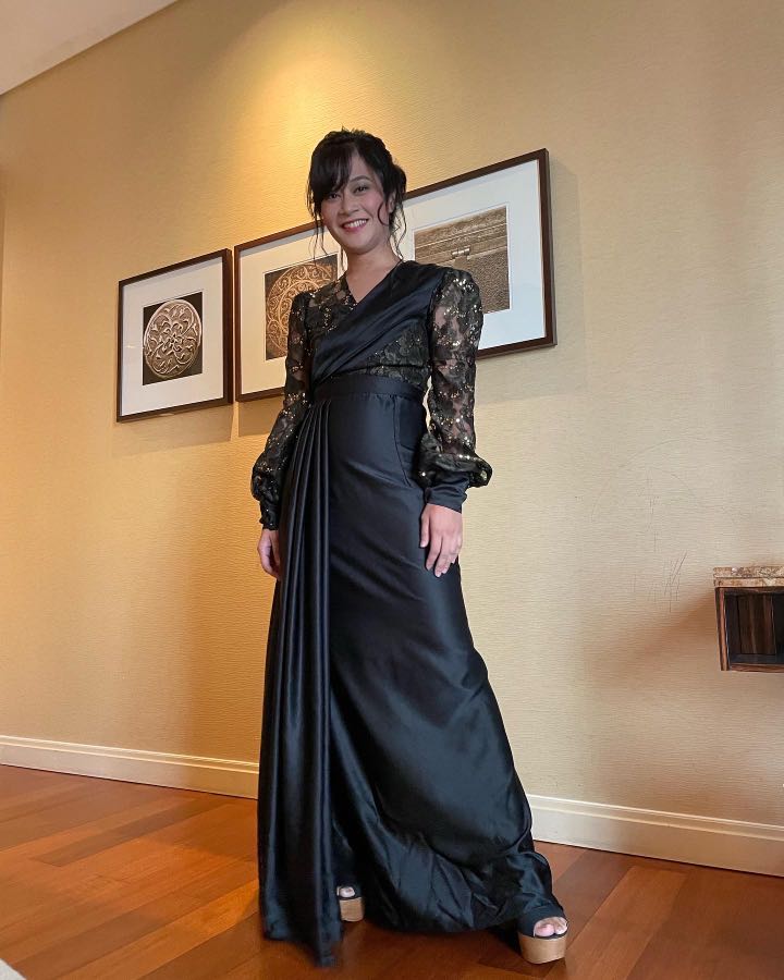 Black dinner dress