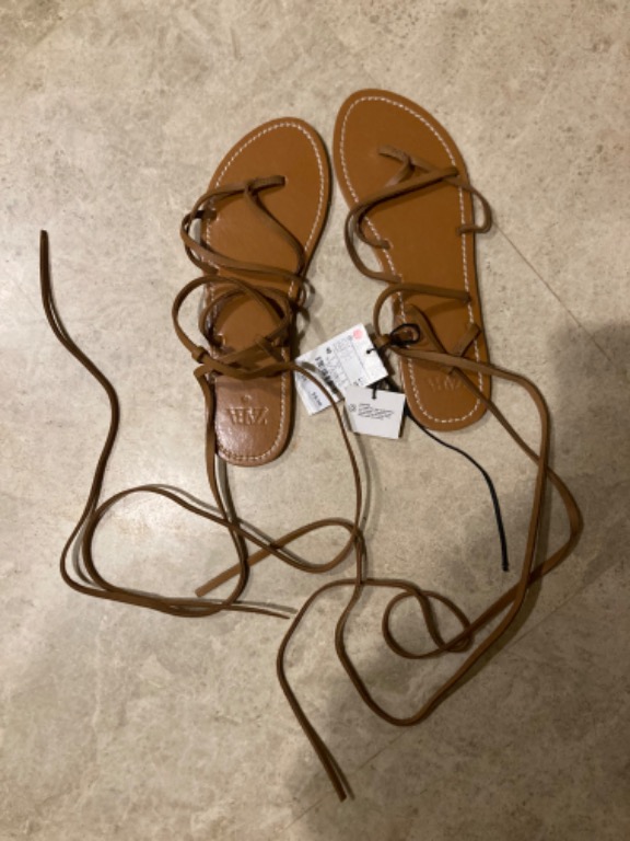 Zara gladiator sandals clearance