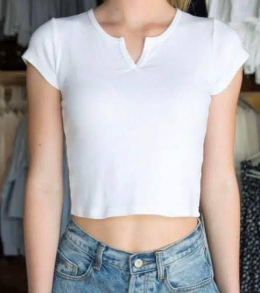 Brandy Melville Ashlyn V-Notch Top