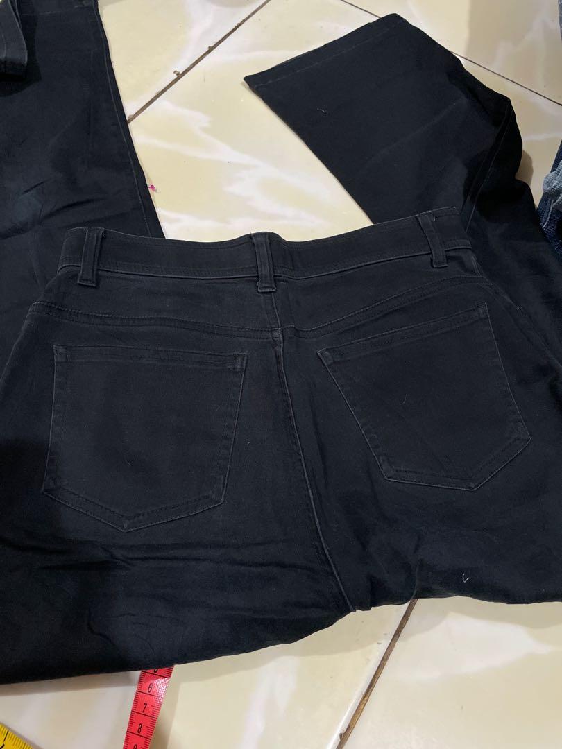 BSI-10 Black Jeans Highwaisted Celana 