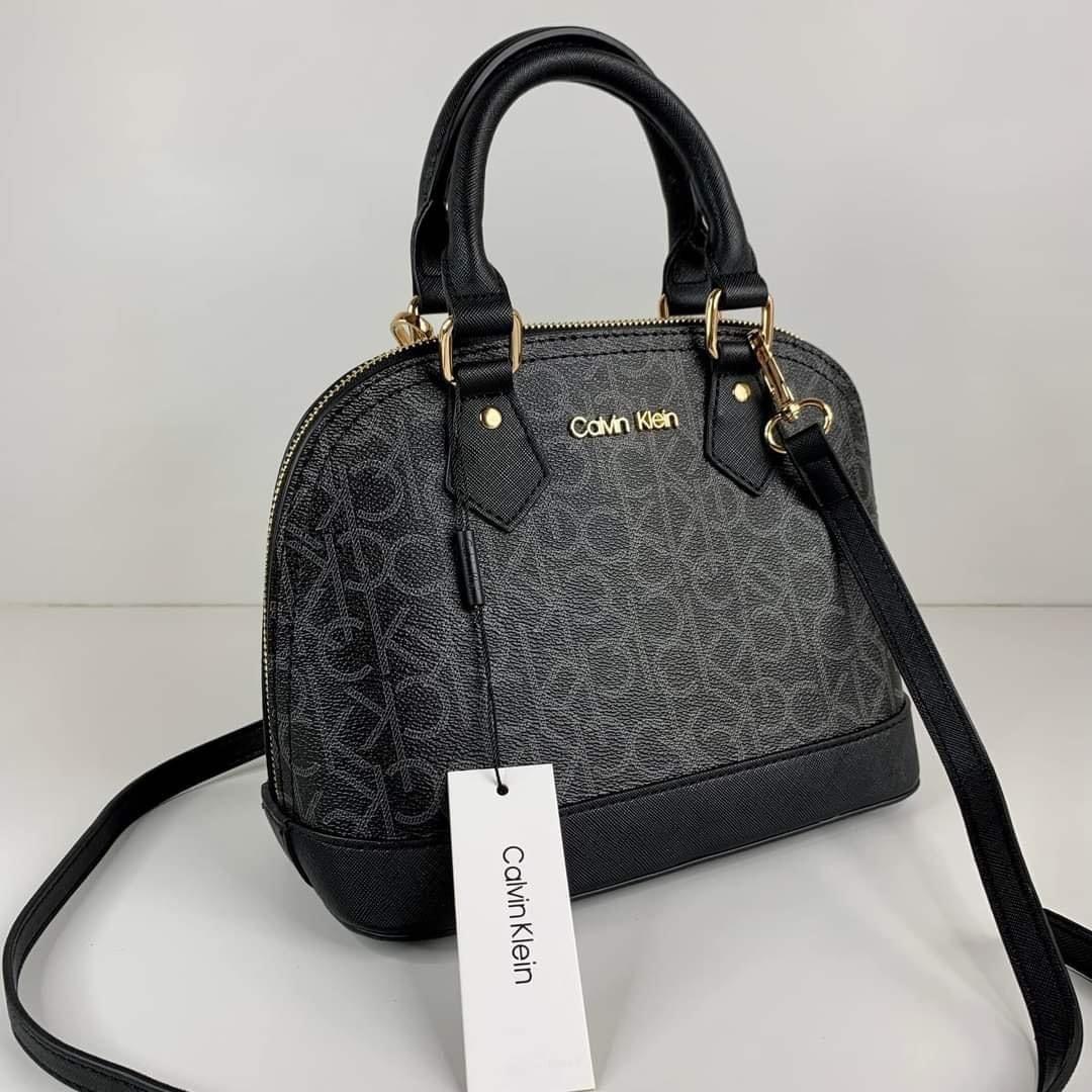 Calvin klein discount logan signature satchel