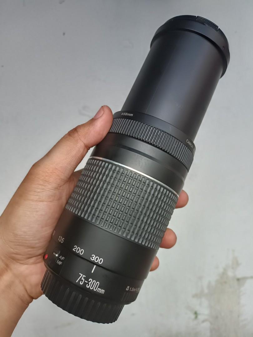 Canon 75 300mm Telephoto Lens Photography Lens Kits On Carousell