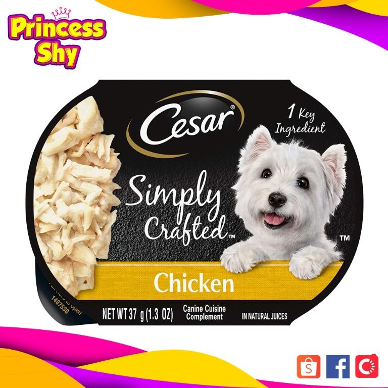 Cesar simply crafted chicken dog food hotsell