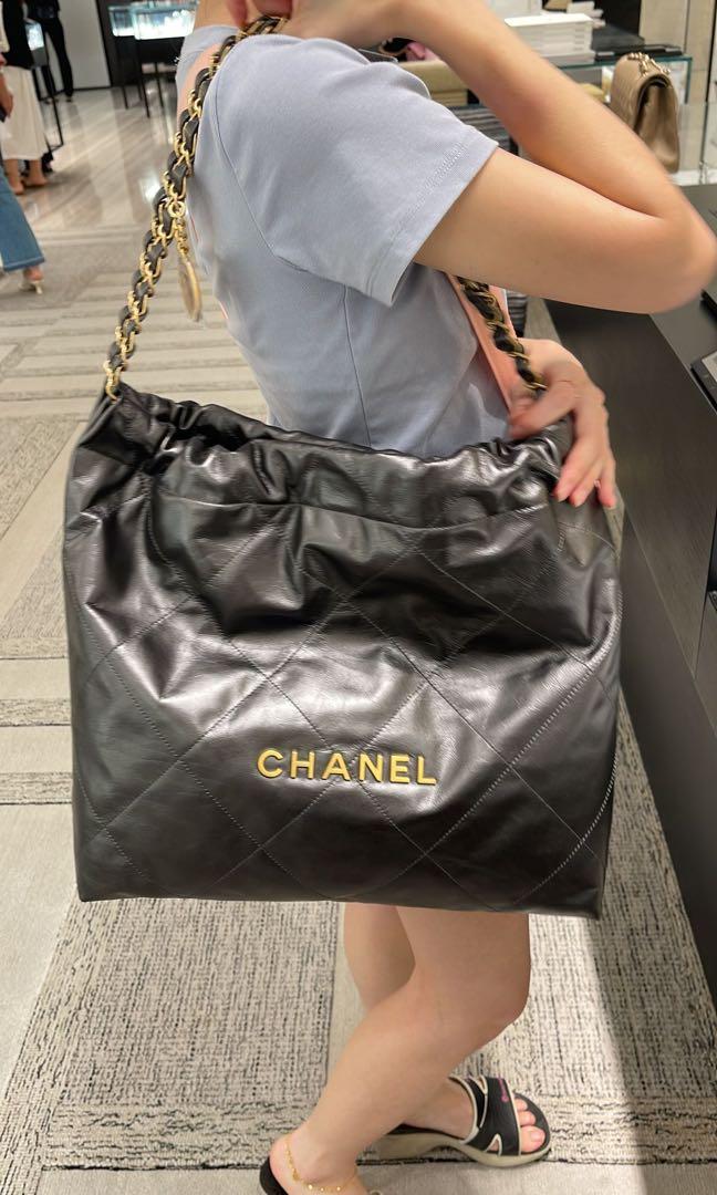 Chanel Metallic Hobo