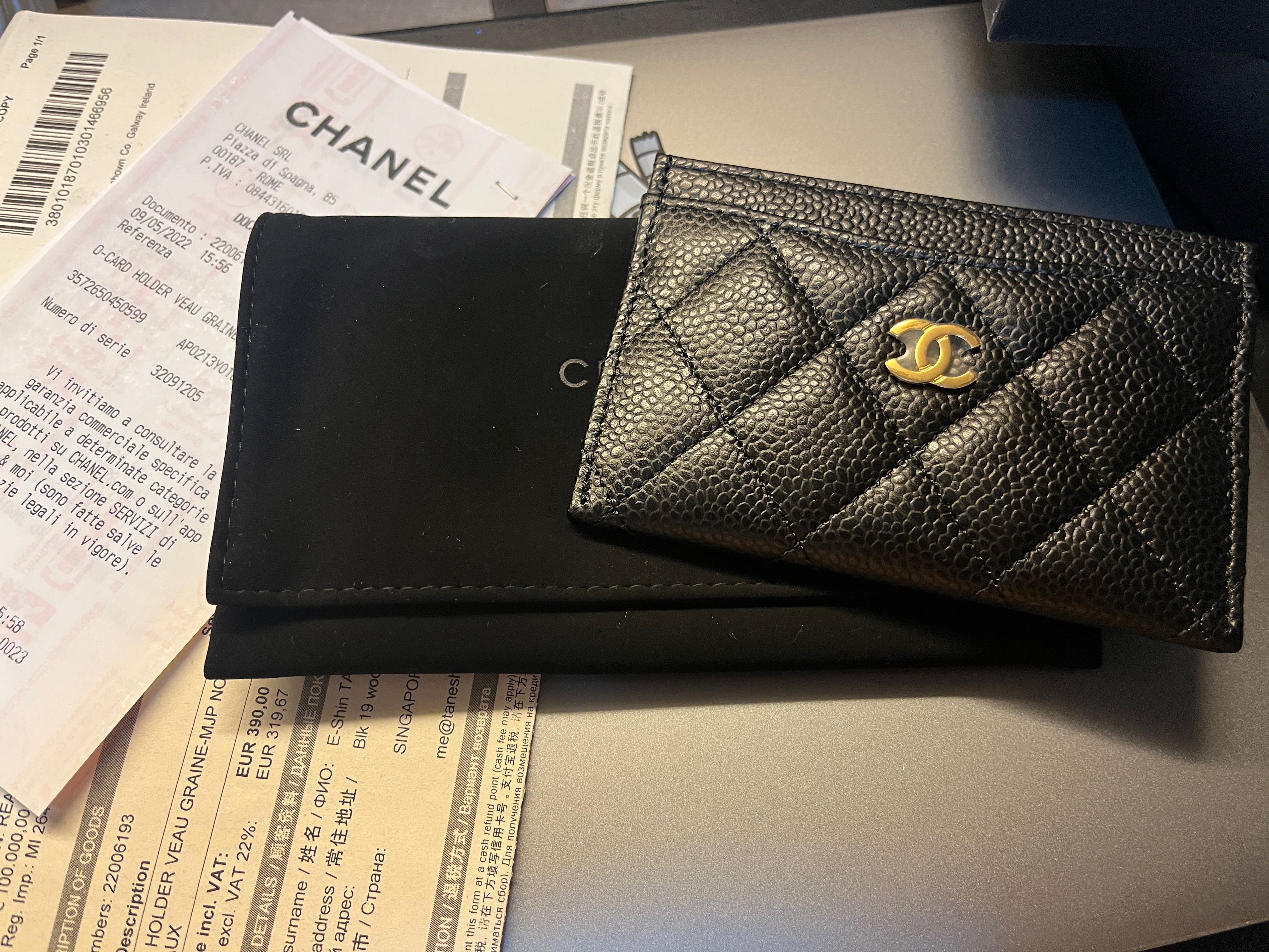 Chanel classic card holder (GHW), Women's Fashion, Bags & Wallets