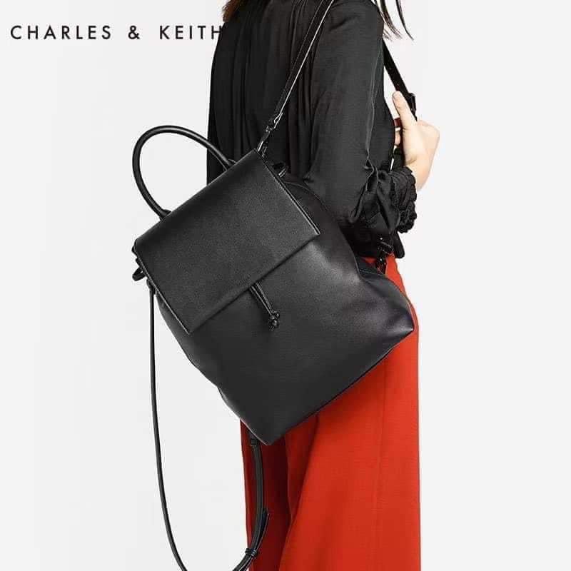 Charles and keith front flap backpack 2025