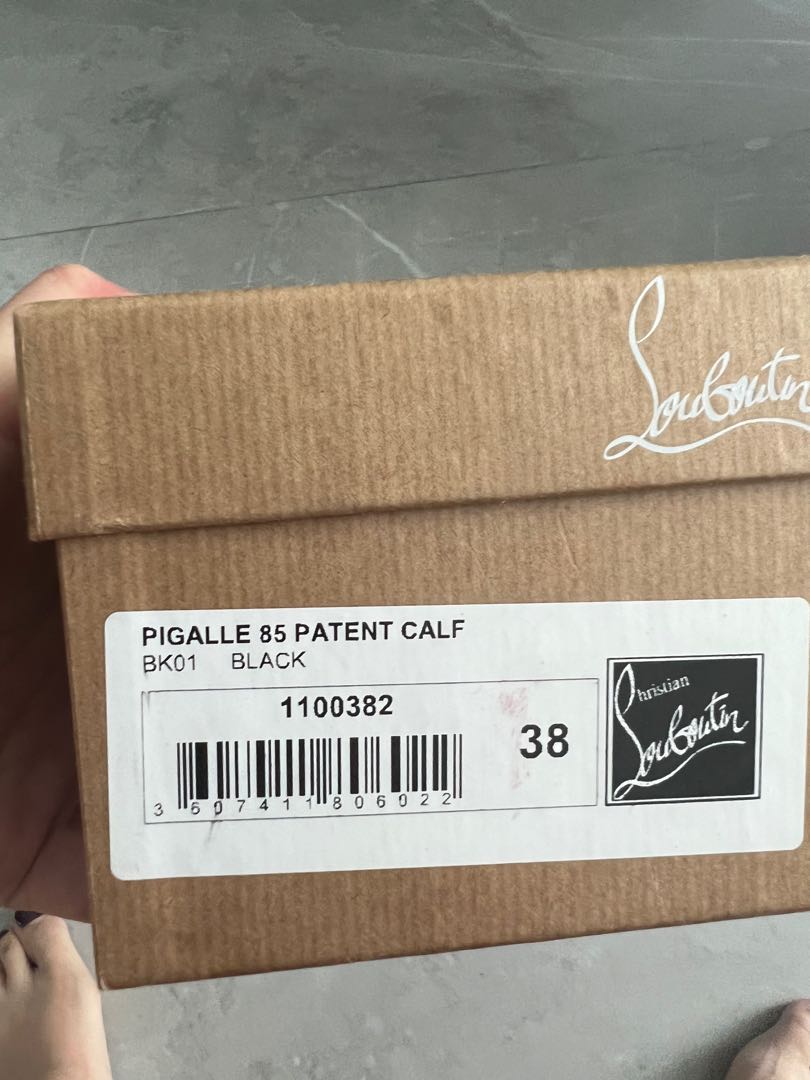 Christian louboutin pigalle 85 patent calf sale
