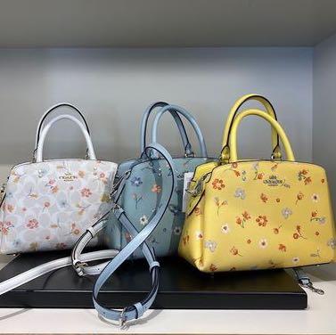 Coach Floral Print Sling Bag Women s Fashion Bags Wallets Cross body Bags on Carousell