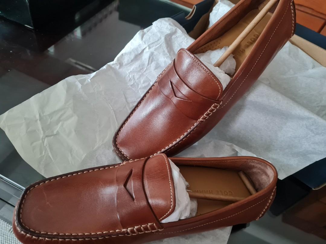 Cole Haan Howland Penny Loafers in Saddle Tan Brown US 9 Men s