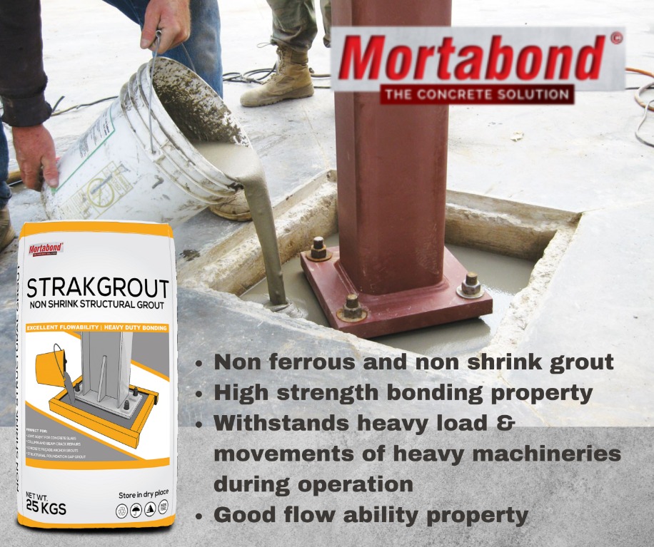 Construction Grout Strakgrout Non Shrink Structural Grout, Commercial