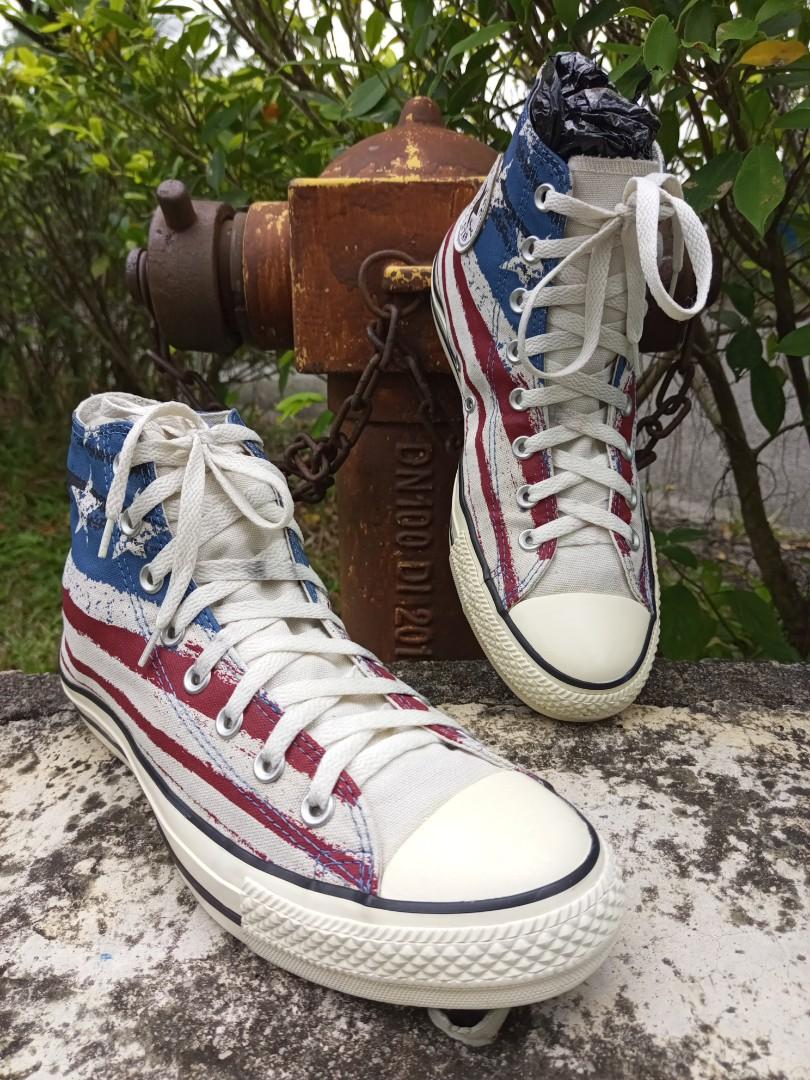 CONVERSE ALL STAR AMERICAN FLAG HIGHCUT Men s Fashion Footwear
