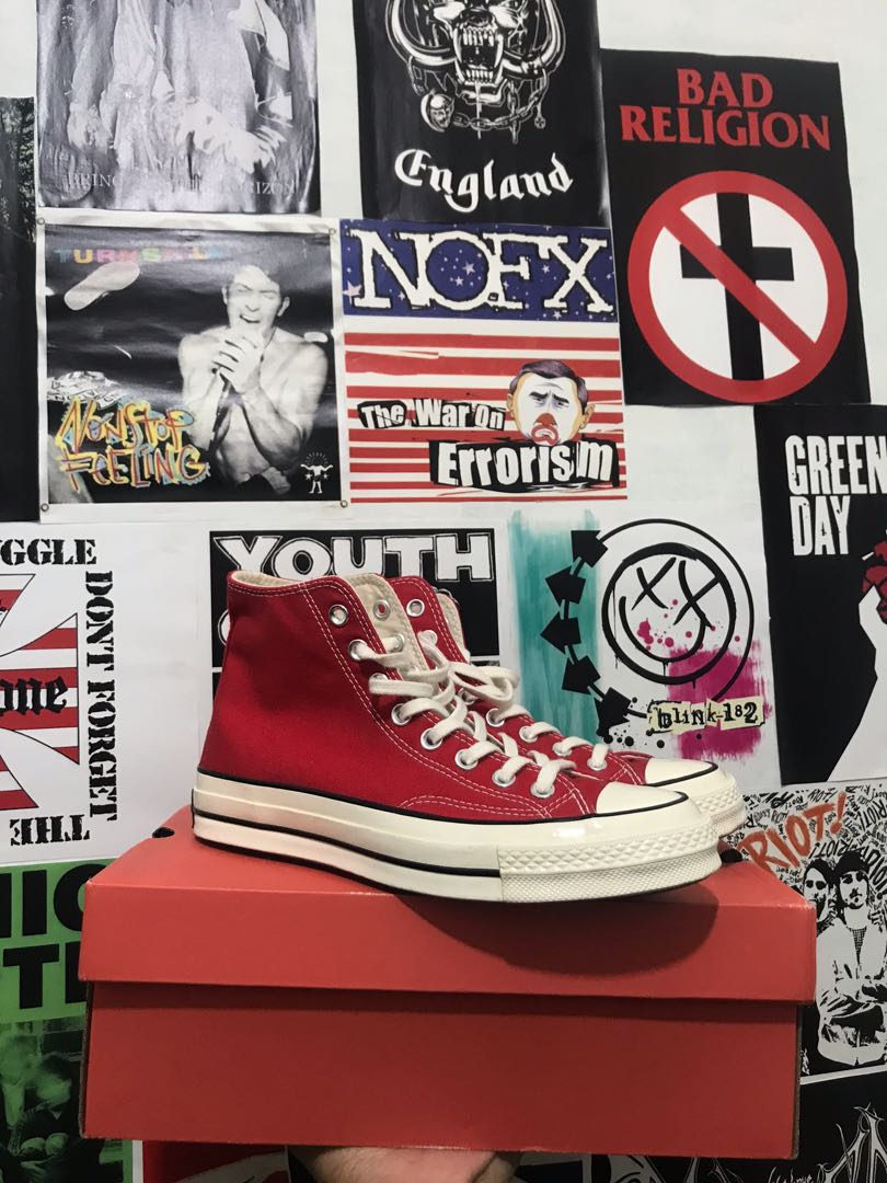 Converse chuck 70 HI enamel red