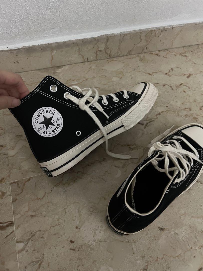 Converse noir discount haute 70