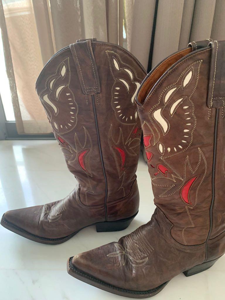 Pure leather hotsell boots