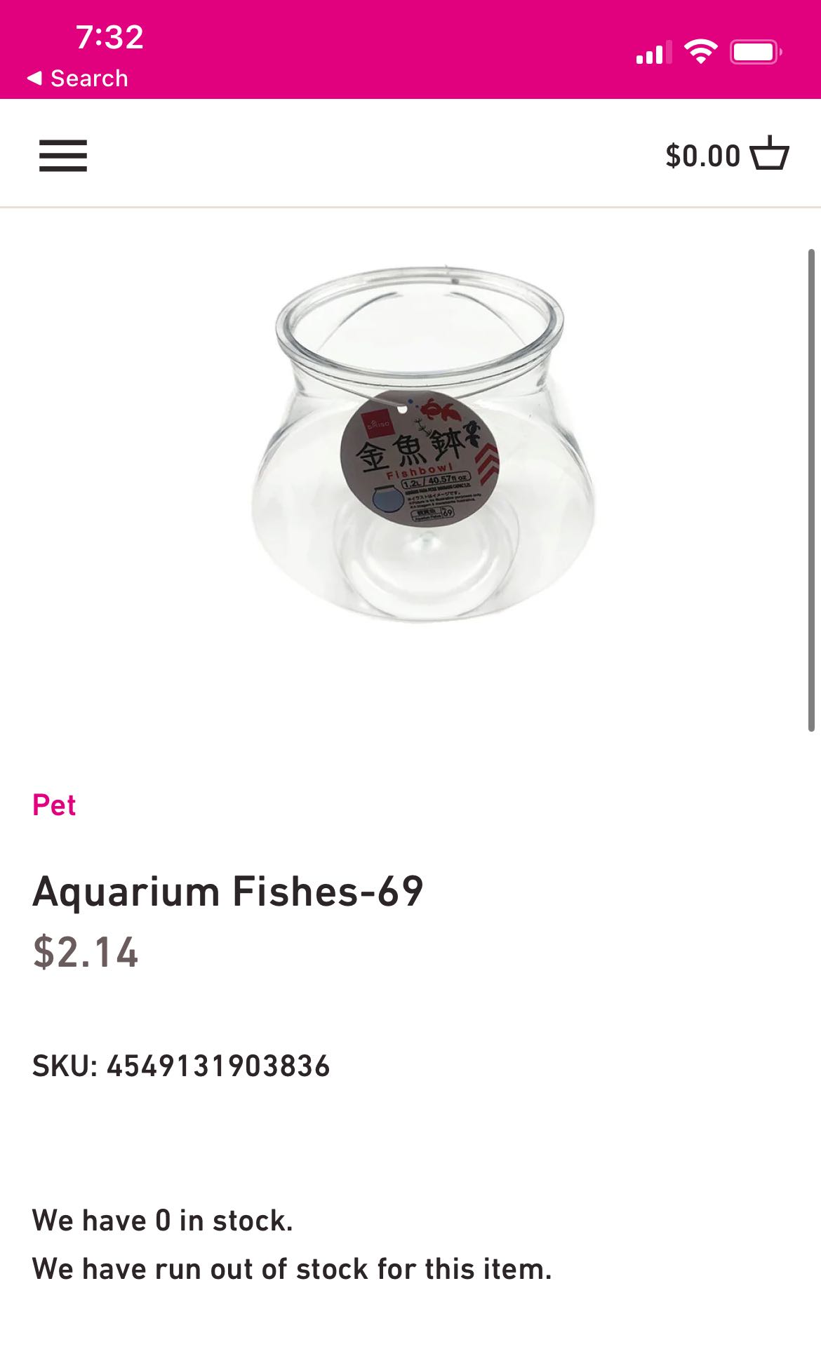 Daiso fish tank hot sale