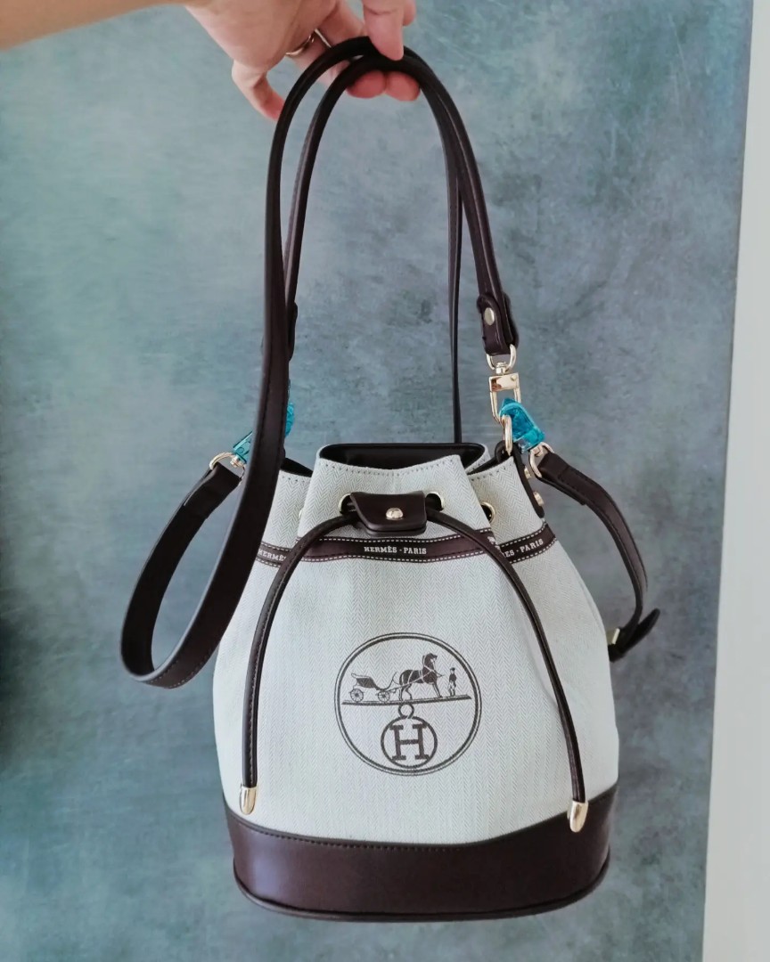 Dust bag upcycle Redesigned Repurpose revamped recycle bucket bag
