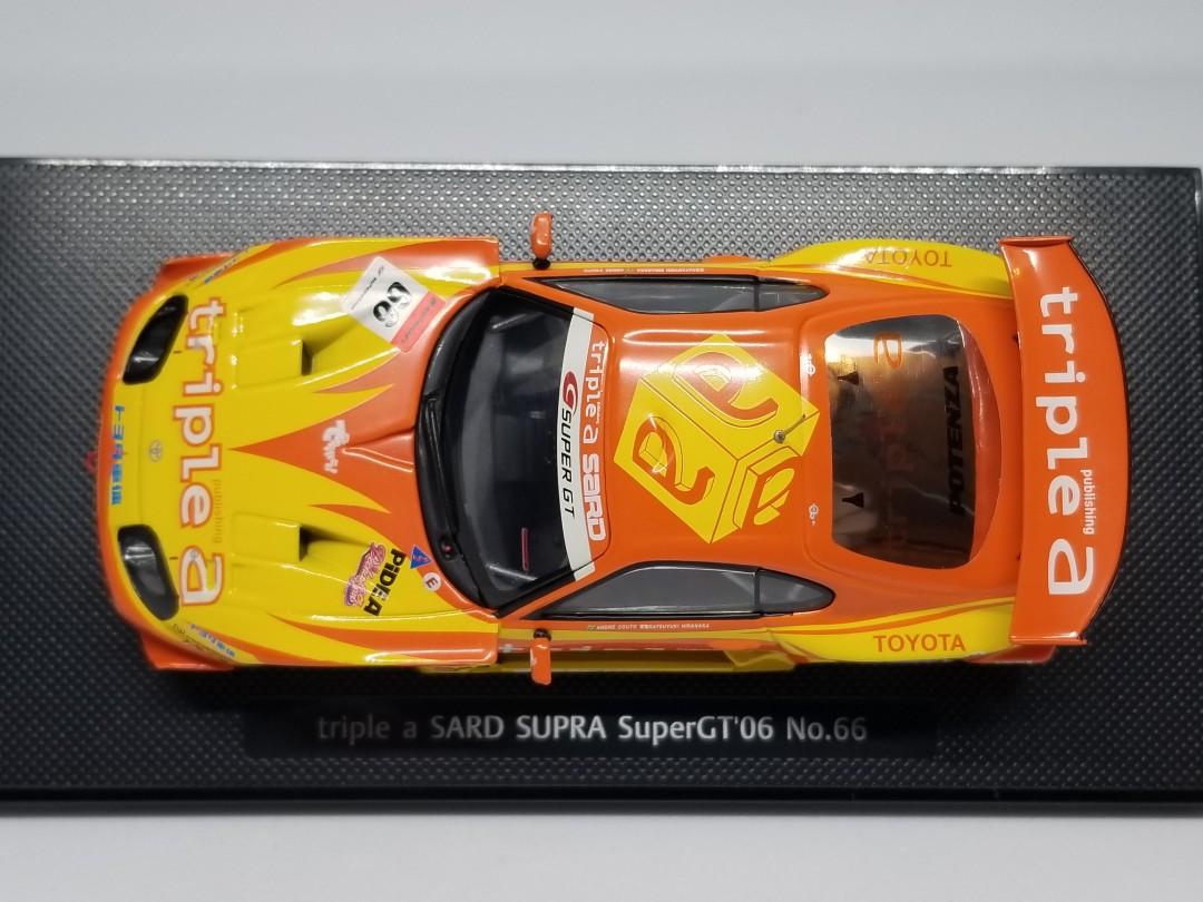 ▫1:43 triple a SARD TOYOTA SUPRA SUPER GT500 2006 # 66 (Orange