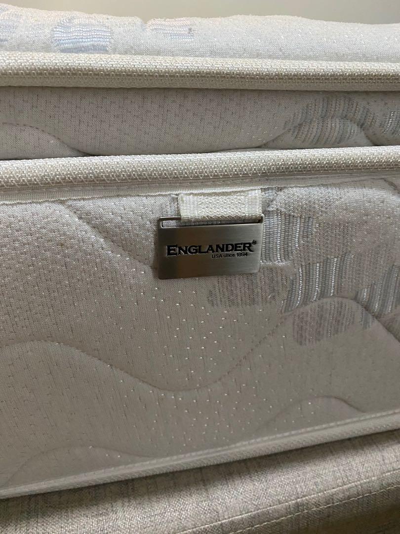Englander King latex padding mattress, Furniture & Home Living