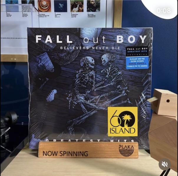 Fall Out Boy - Greatest Hits Plaka LP Vinyl (Category: Vinyls) located in Manila. Submitted by plaka.mnl (Listing ID 1171868912, Image 1). Description: Fall Out Boy - Greatest Hits Double Vinyl (2LP) Php 1,999 LP 1 Side A Dead On Arrival Grand Theft Autumn / Where Is Your Boy Saturday Sugar, We’re Goin Down Dance, Dance Side B A Little Less Sixteen Candles, A Little More “Touch Me” This Ain’t A Scene, It’s An Arms Race Thnks fr th Mmrs “The Take 