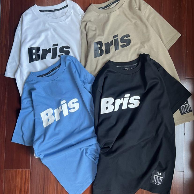 FCRB Real Bristol Wind And Sea Big Logo Tee, 男裝, 上身及套裝, T